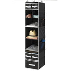 9 Shelf Hanging Closet Organizer With 5 Drawer Organizers - 9XShoppy