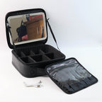 Black Premium Led Light Makeup Organizer Box (1 Pc) - 9XShoppy
