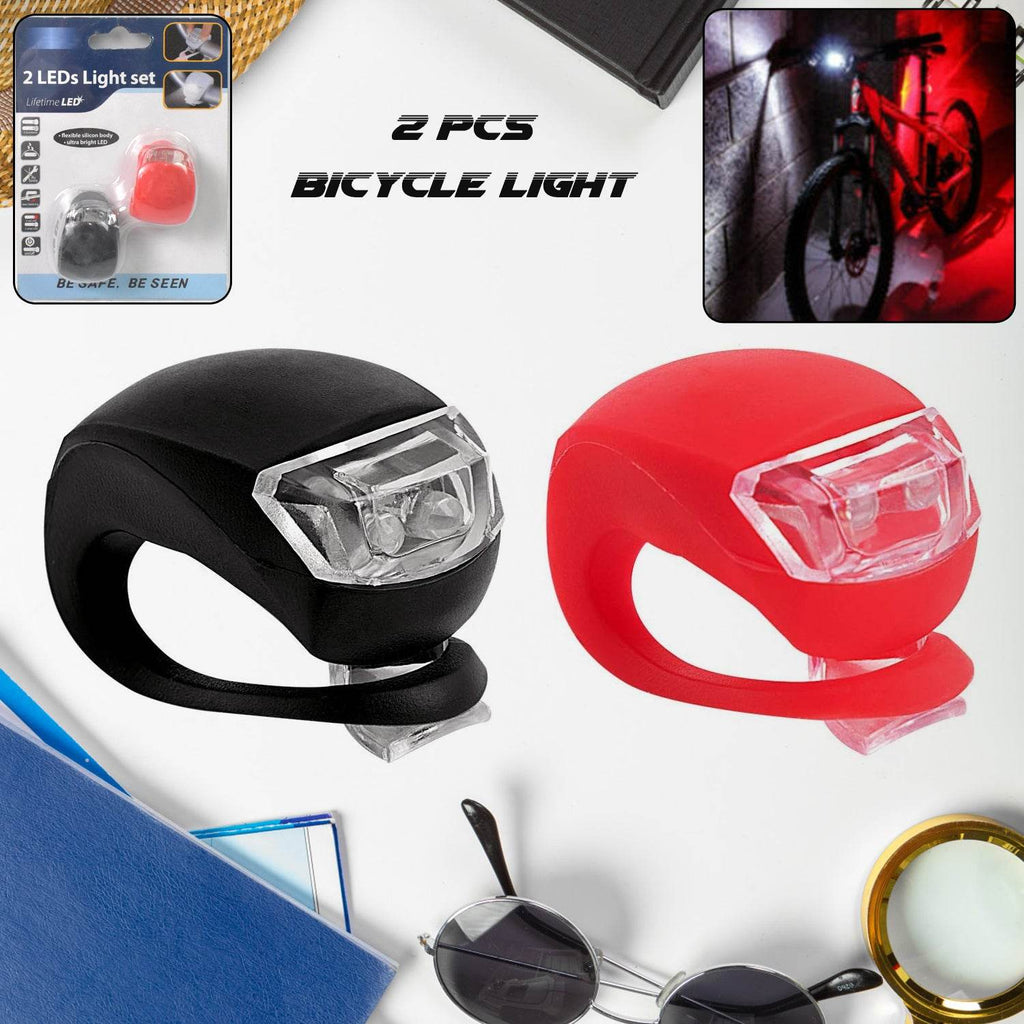 Silicone Led Bike Light Set (2 Pcs Set) - 9XShoppy