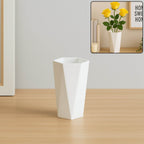 Modern Geometric Hexagon Plastic Flower Vase (1 Pc) - 9XShoppy