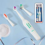 7324 Electric Toothbrush For Adults And Teens Electric Toothbrush Battery Operated Deep Cleansing Toothbrush With Extra Brush Heads (Battery Not Included) - 9XShoppy