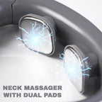 6199 Electric Neck Massager For Deep Tissue Pain Relief Cervical Vertebra Massager - 9XShoppy