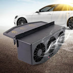 Triple Fan Solar Powered Car Exhaust Ventilation System With Usb Charging - 9XShoppy