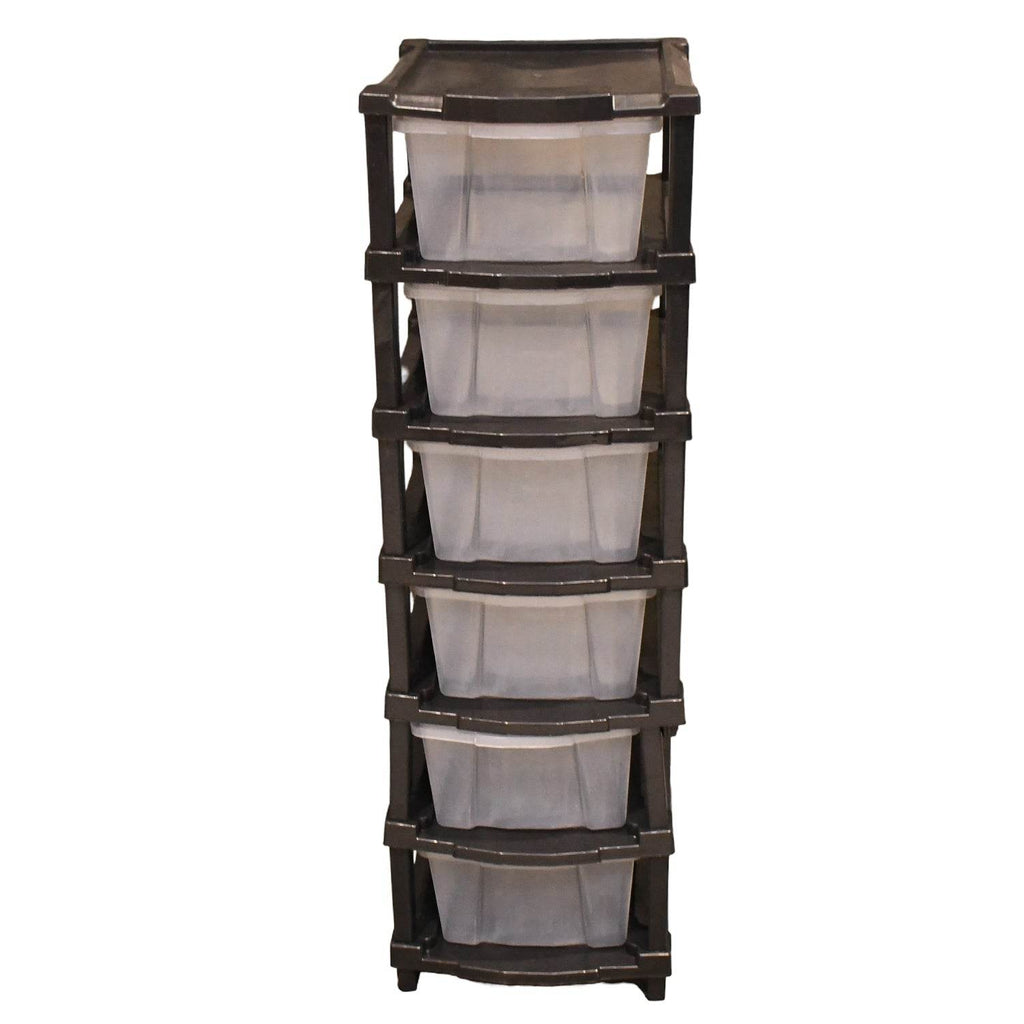 6-layer Modular Plastic Drawer Storage Cabinet - 9XShoppy