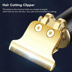 12702 Hair Trimmer For Men Hair Style Trimmer Professional Hair Clipper Electric Shaving Machine Dry Shaving For Men - Hair Shaving And Trimming Beard With 4 Adjustable Blade Clipper Oil Cleaning Brush - 9XShoppy