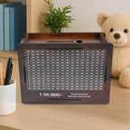 Wooden Money Piggy Bank Money Box (1 Pc Pen Not Included) - 9XShoppy