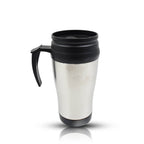 Stainless Steel Vacuum Glass Insulated Glass Coffee Cups (With Lid Handle 1 Pc) - 9XShoppy