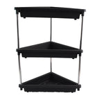 3-layer Multipurpose Plastic Corner Storage Rack - 9XShoppy