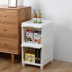 Multipurpose Storage Cabinet Storage Solutions Plastic Drawers Multi Layer Wardrobe Storage Drawers Foldable Multipurpose Drawer Units For Kitchen Bathroom Bedroom Cloth (2 Layer) - 9XShoppy