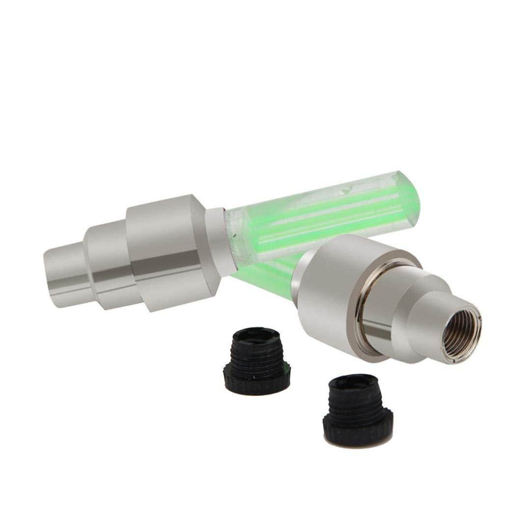 Led Flash Light Lamp Tyre Wheel Valve Sealing Caps - 9XShoppy
