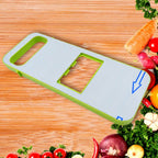 5842 Slicer For Kitchen 5 In 1 Foldable Vegetable Slicer Blade Potato Cutter Veggie Slicer Onion Slicer Julienne Grater With Protective Guards Stainless Steel Blade - 9XShoppy