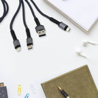 3 In 1 Multi Super Fast Charging Cable - 9XShoppy