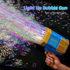 69 Holes Big Rechargeable Powerful Machine Bubble Gun - 9XShoppy