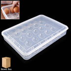 Plastic Egg Storage Container Holder For Refrigerator Egg Tray Holds 24 Eggs (1 Pc) - 9XShoppy