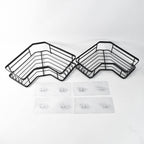 Iron Coating Self-adhesive Corner Shelf Organizer (2 Pc) - 9XShoppy