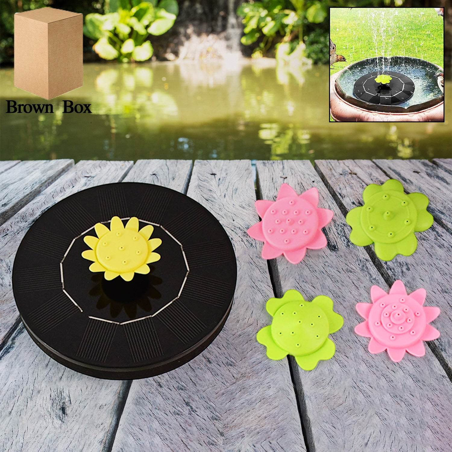 Solar Water Fountain Pump (1 Set) - 9XShoppy