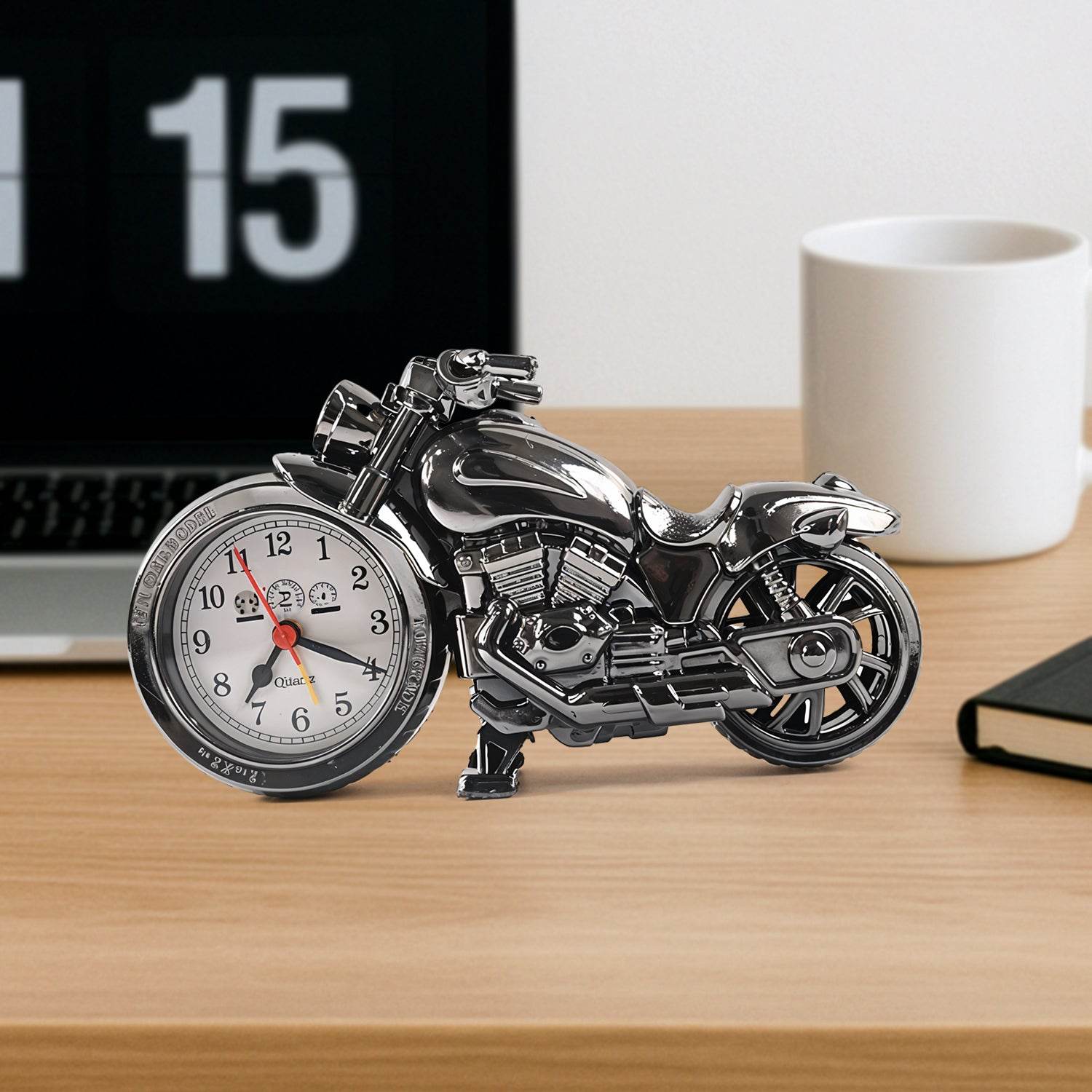 Motorcycle Alarm Clock Motor Table Clock For Home Decor (1 Pc) - 9XShoppy