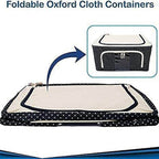 Foldable Steel Frame Clothes Living Storage Organizer - 9XShoppy