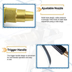 Durable Gold Plated Metal Trigger Hose Nozzle Water Lever Spray - 9XShoppy