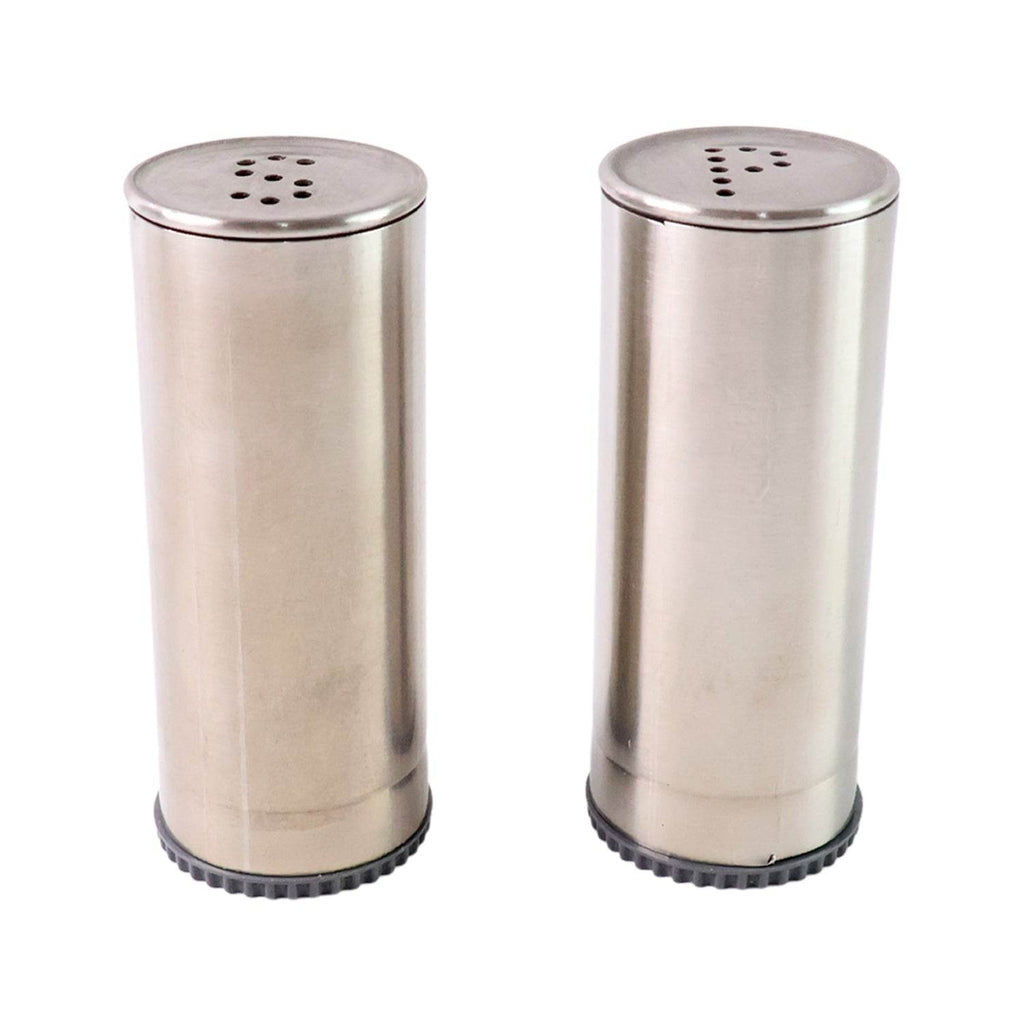 Stainless Steel Salt And Pepper Shaker Set (2 Pc) - 9XShoppy