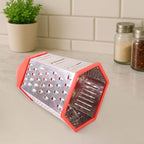 7-in-1 Heavy Duty Stainless Steel Box Grater With Ergonomic Handle (1 Pc) - 9XShoppy