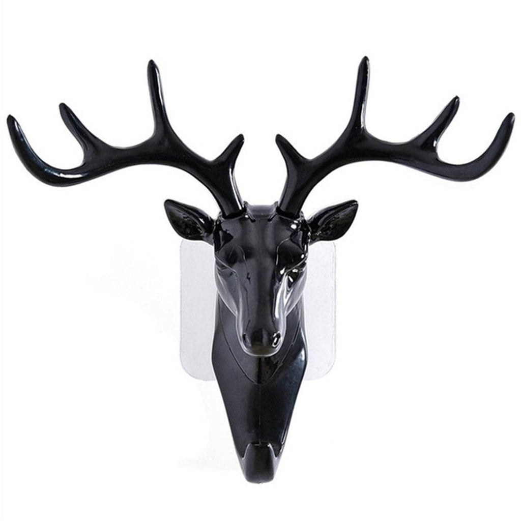 Deer Head Self Adhesive Wall Door Hook Hanger - 9XShoppy