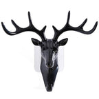 Deer Head Self Adhesive Wall Door Hook Hanger - 9XShoppy