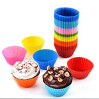 Silicone Cupcake Shaped Baking Molds - 9XShoppy