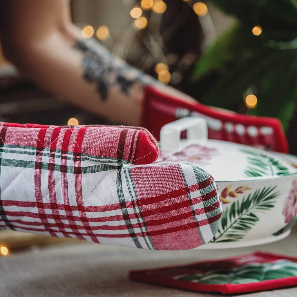 Professional Cotton Oven Mitt Gloves - 9XShoppy