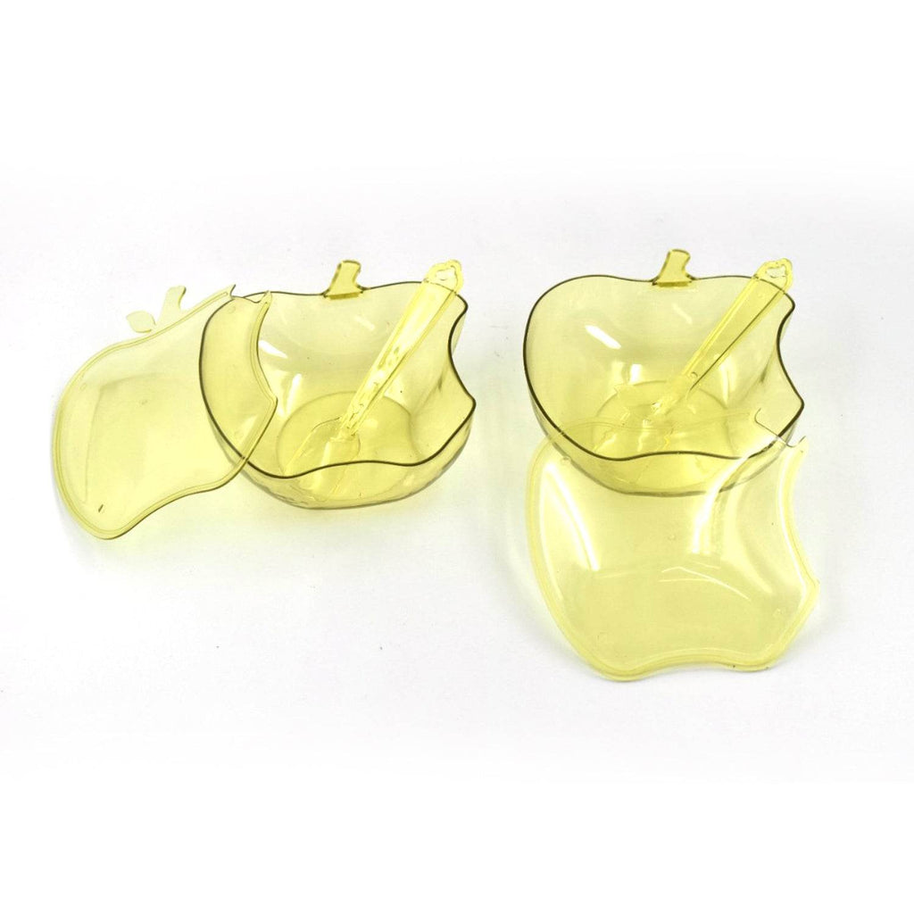 Apple Shape Tray Bowl Used For Serving Snacks And Various Food Stuffs. - 9XShoppy
