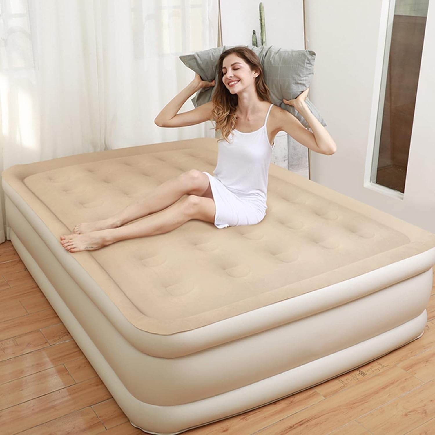 Portable Inflatable Bed Folding Lazy Bed (190x100x40 Cm 1 Pc) - 9XShoppy
