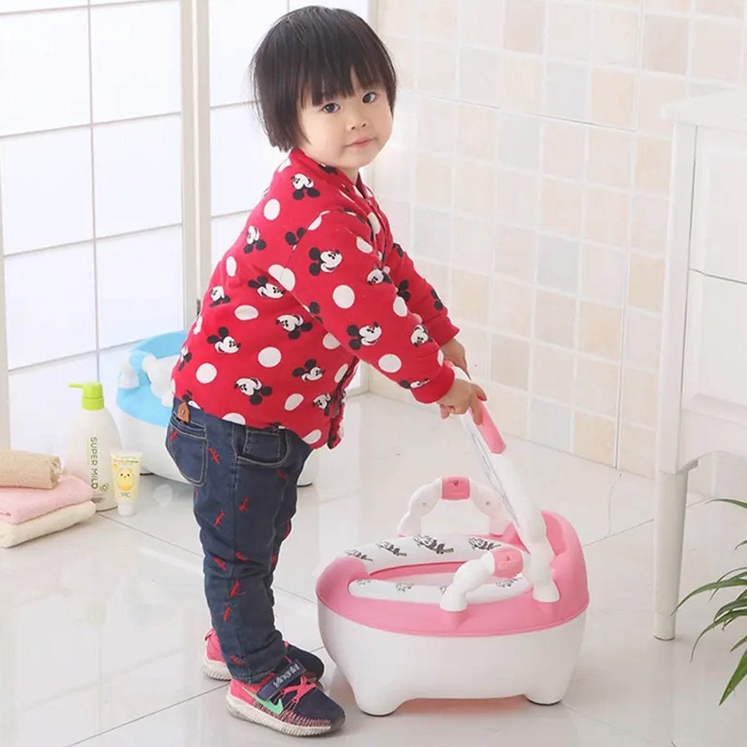 4579 Baby Portable Toilet Baby Potty Training Seat Baby Potty Chair For Toddler Boys Girls Potty Seat For 1+ Year Child - 9XShoppy