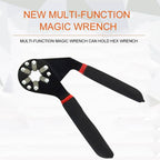 9062 Multi-function Hexagon Universal Wrench Adjustable Bionic Plier Spanner Repair Hand Tool (Small) Single Sided Bionic Wrench Household Repairing Wrench Hand Tool - 9XShoppy