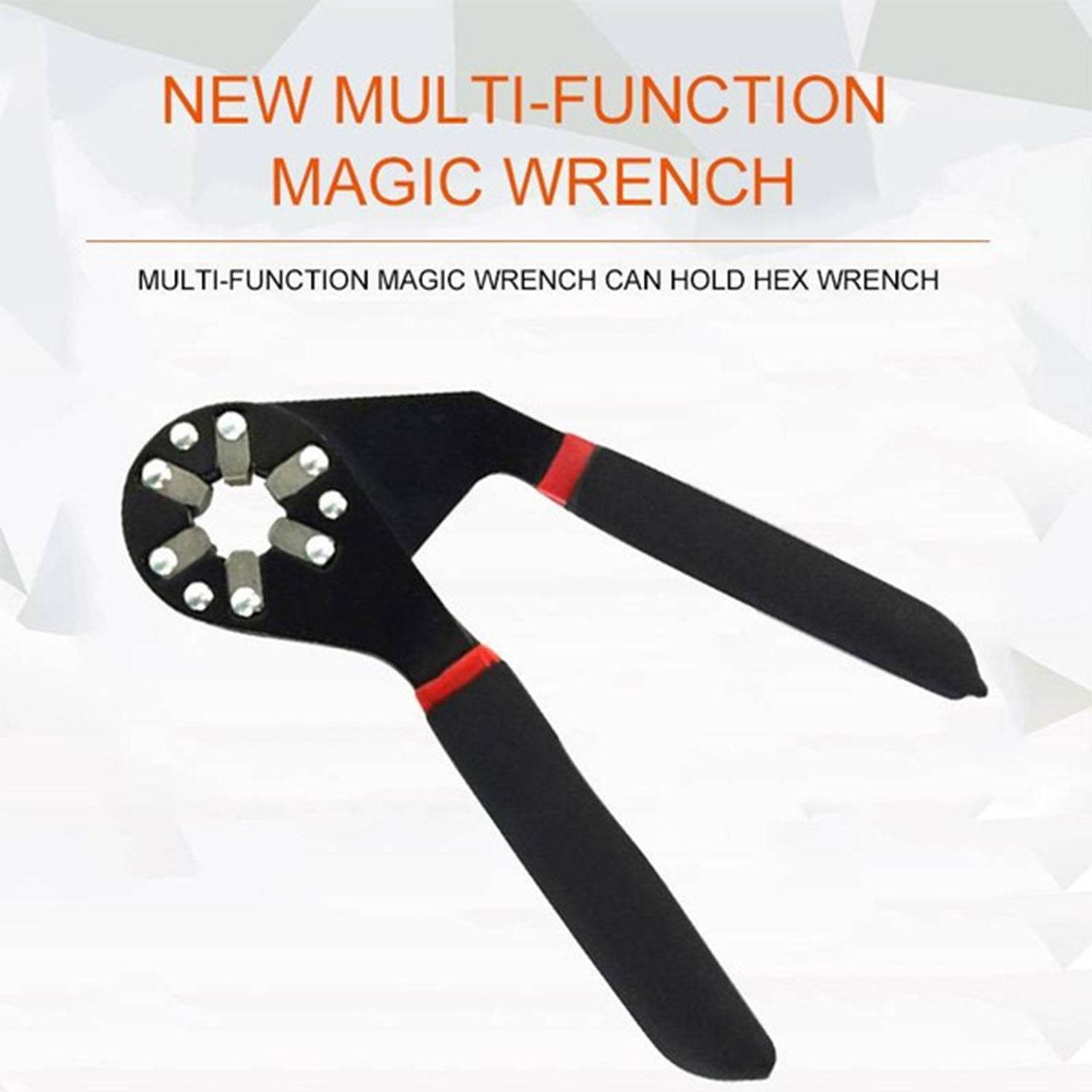 9062 Multi-function Hexagon Universal Wrench Adjustable Bionic Plier Spanner Repair Hand Tool (Small) Single Sided Bionic Wrench Household Repairing Wrench Hand Tool - 9XShoppy