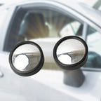 9538 Car Blind Spot Side Mirror Round Hd Glass Blindspot Mirror Convex Rear View Mirrorcar Mirror Accessories Suitable To All Cars Frameless Design (2 Pcs Set) - 9XShoppy
