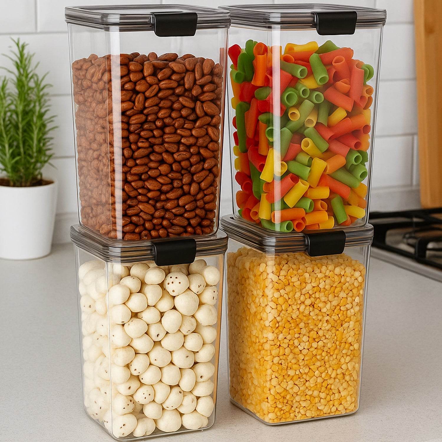 Airtight Lock Lock Plastic Storage Container 1700 ML - 9XShoppy