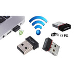 7224 Wi-fi Receiver Wireless Mini Wi-fi Network Adapter With With Driver Cd For Computer Laptop And Etc Device Use - 9XShoppy
