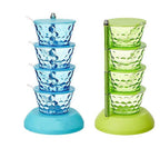 4 In 1 Multipurpose 360 Degree Rotating Pickle Rack Container For Kitchen - 9XShoppy