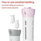 4 In 1 Travel Dispenser Bottle Set Travel Refillable Cosmetic Containers Set - 9XShoppy