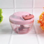 Apex Power-x Triple Stainless Steel Blades And Hand-pull Vegetable Chopper (500ml) - 9XShoppy