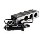 Triple 3 Way Car 12v Lighter Socket Splitter Usb Charger Power Adapter - 9XShoppy