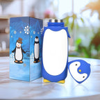 Penguin Water Bottle Penguin Cartoon Water Bottle Funny Travel Mug Insulated Inner Glass Vacuum Water Bottle - 9XShoppy