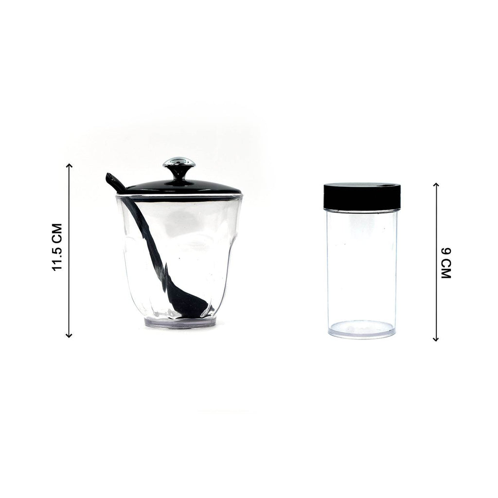 8122 Ganesh Rendy Condiment Set For Kitchen Transparent Jar For Easy To Access Spice 1 Piece Spice Set (Plastic) - 9XShoppy