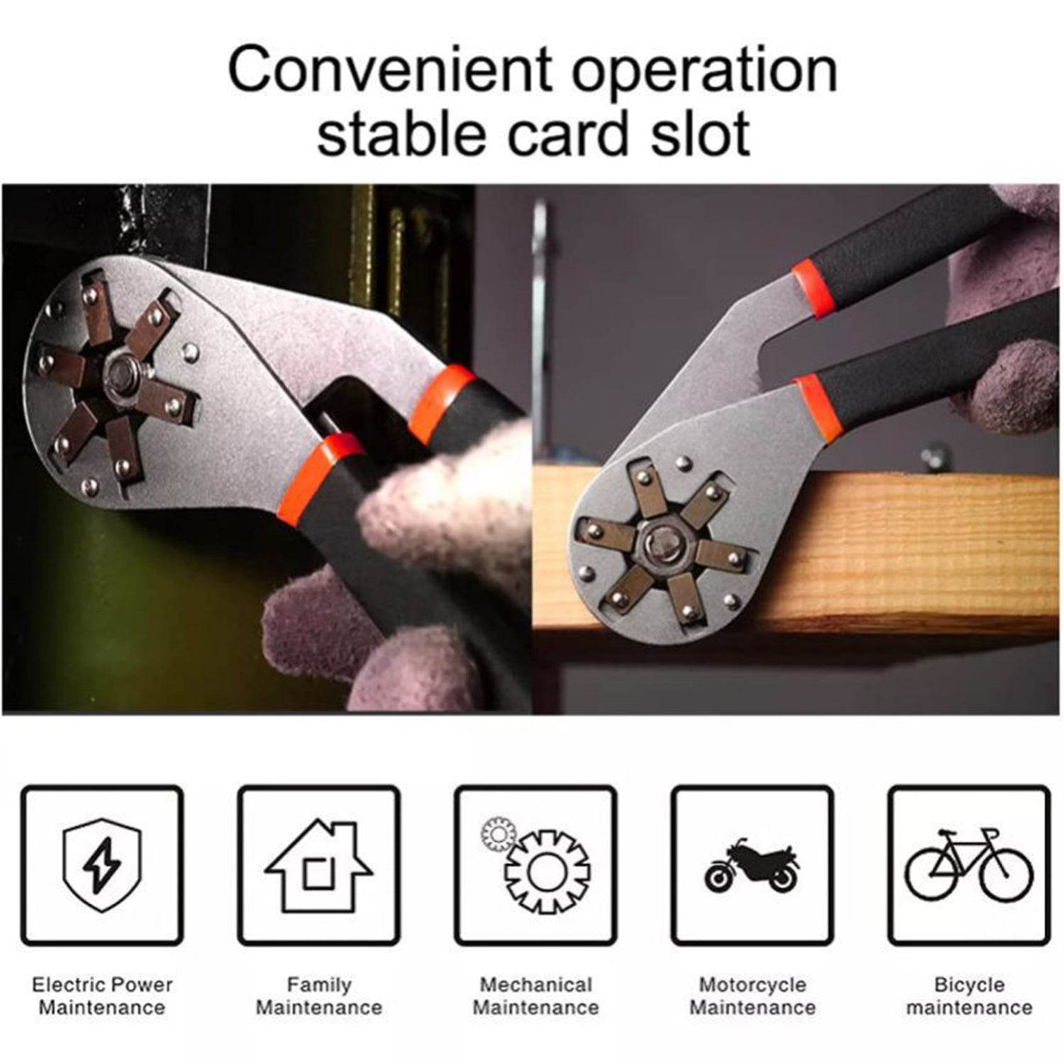 9062 Multi-function Hexagon Universal Wrench Adjustable Bionic Plier Spanner Repair Hand Tool (Small) Single Sided Bionic Wrench Household Repairing Wrench Hand Tool - 9XShoppy