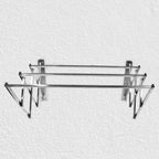 Stainless Steel Wall-mounted Folding Clothes Drying Rack - 9XShoppy