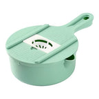 Vegetable Choppers With Drain Basket 6 In 1 Vegetable Slicer Blades (1 Set) - 9XShoppy