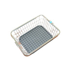 5853 Dish Drainer Rack With Drip Tray Stainless Steel Dish Drainer Rack With Drip Tray Utensil Drying Stand For Kitchen Plate Rack Bartan Basket For Kitchen Utensilsdish Drying Rack With Drainerbartan Basketplate Stand ( 57 X 45 X 19 Cm) - 9XShoppy