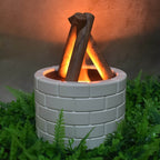 Bonfire Shaped Diffuser Essential Oil Diffuser Multi Function Flame Oil Diffuser (1 Pc) - 9XShoppy