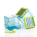 2 In 1 Potato Chipser Slicer French Fries Maker Finger Chips Plastic Two Blades Finger Chips Cutter For Kitchen Accessoryvegetable Fruit Slicer (1 Pc) - 9XShoppy