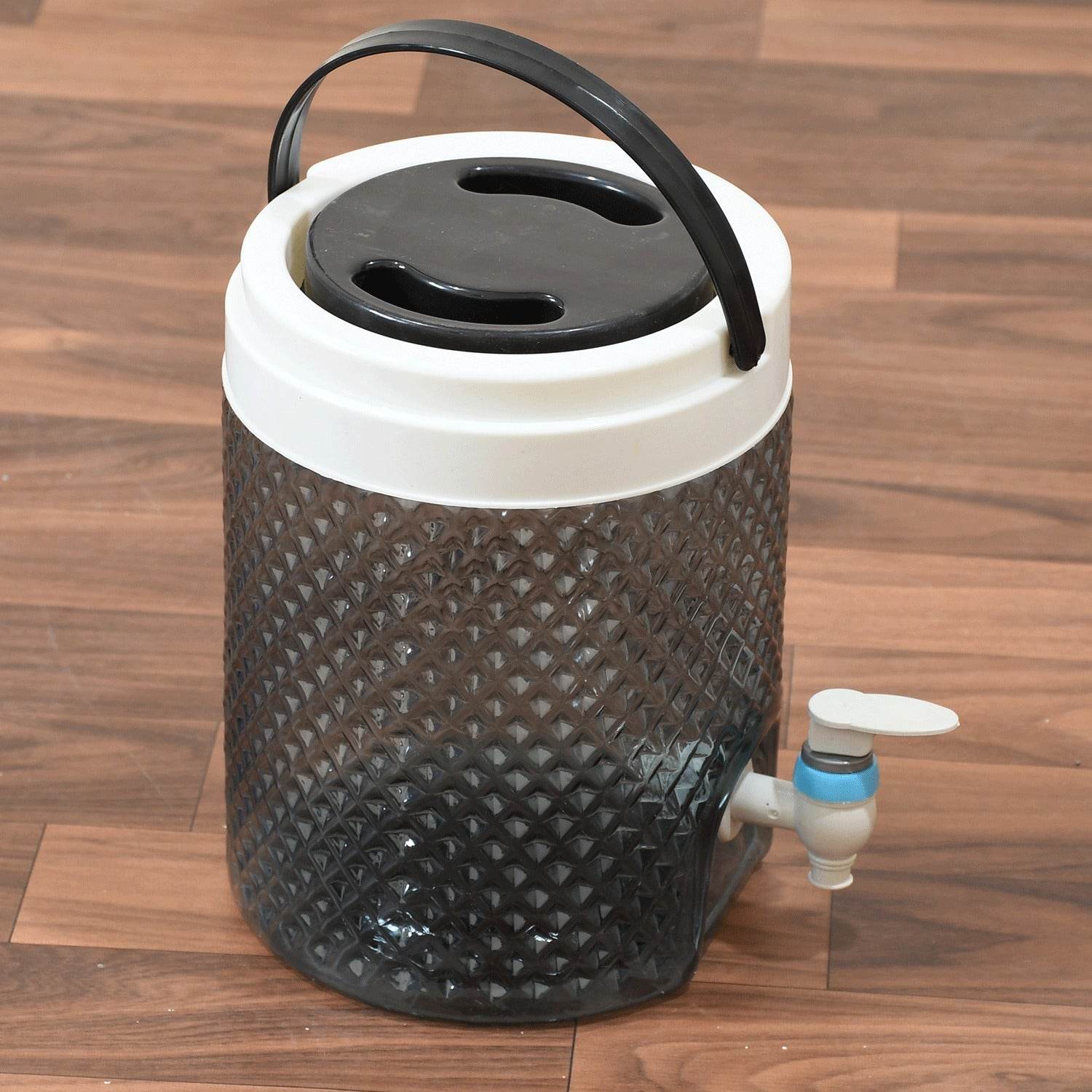 5984 Diamond Cut Design Plastic Water Jug To Carrying Water And Other Beverages (4500ml) - 9XShoppy